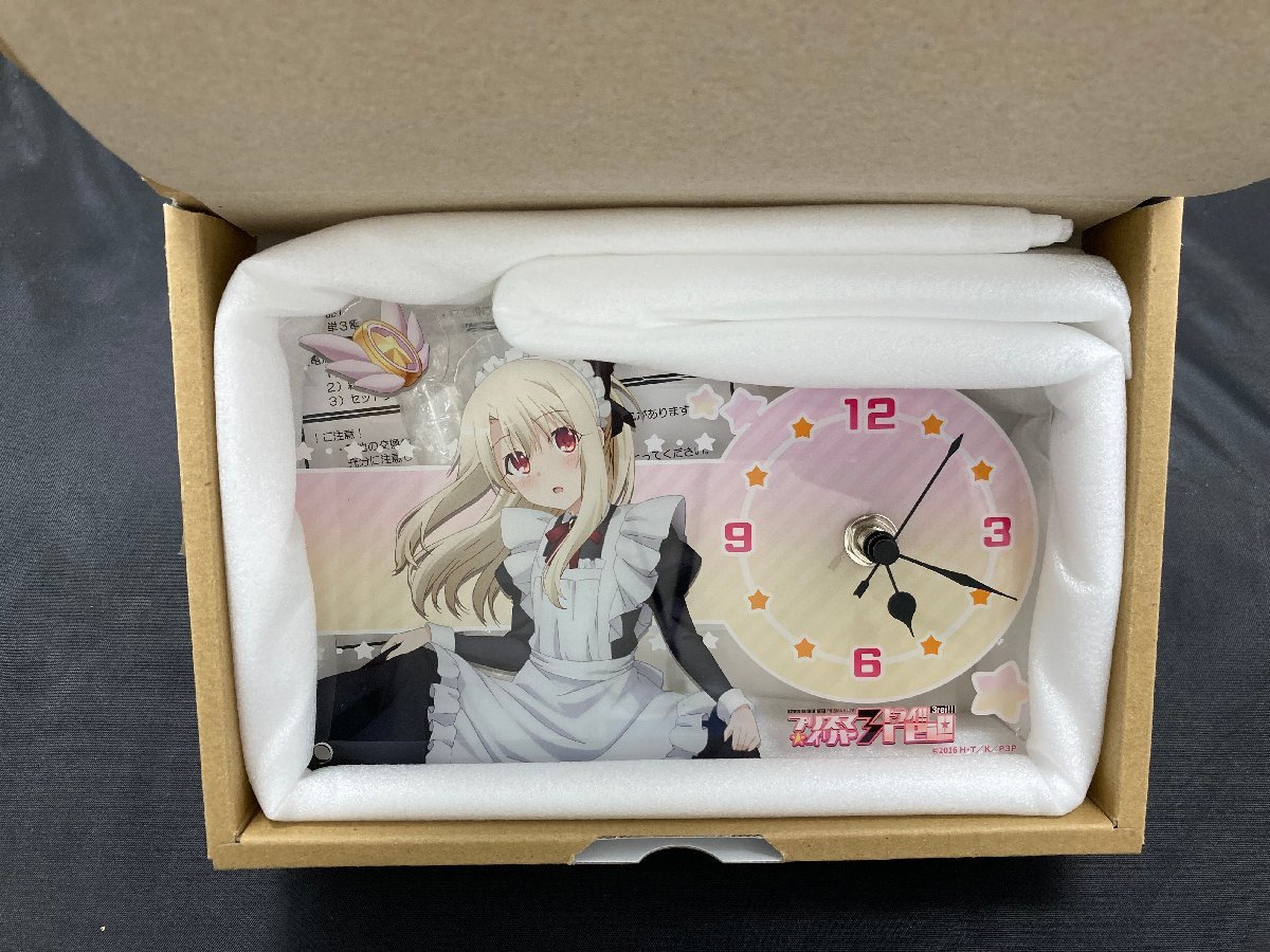 【★03-1616】■中古■アニメグッズ Fate/kaleid liner プリズマ☆イリヤ ドライ WEBくじ A賞 アクリルクロック TYPE-MOON（8918）_画像1