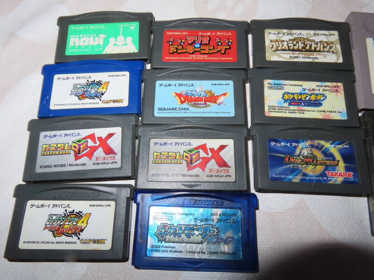 レターパック可 GBA GB◆ゲームボーイアドバンス　ゲームボーイ ソフトのみ まとめて16本セット　ポケモン　ロックマン　ドラゴンクエスト _画像2