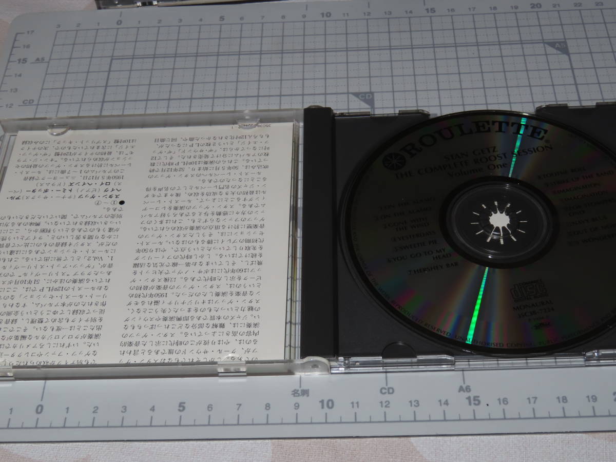 ネコポス可 旧規格盤　ジャズ スタン ゲッツ / コンプリート ルースト セッションVOL.1　35C38-7224 コレクター放出品 CD_画像4