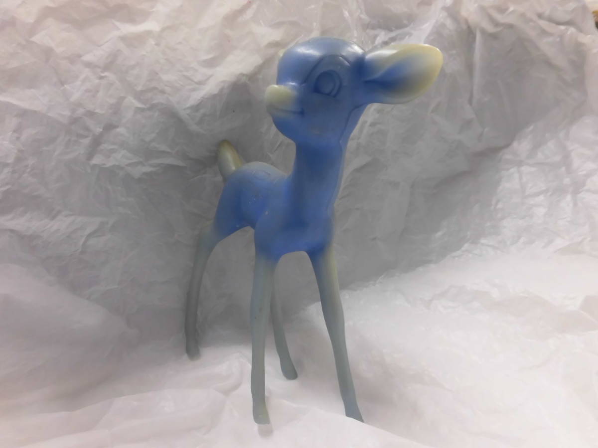 【中古品、退色と傷み、汚れあり】 MARX マークス プラスチック製 フィギュア ディズニー バンビ 本体サイズ約12ｃｍ Disney Bambi Figure_画像7