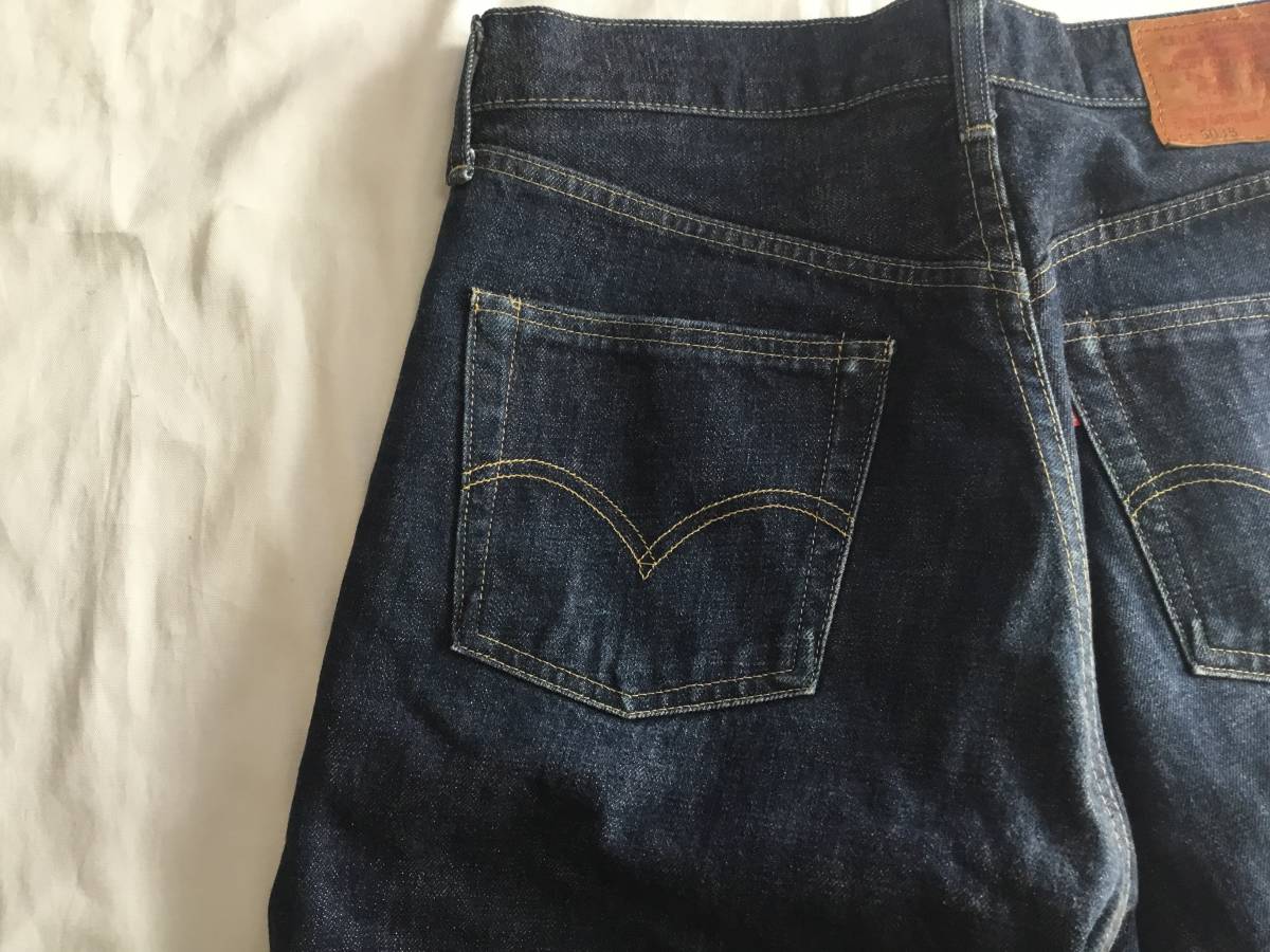 LEVI’S/503B-XX/Denim Pants/W32/L36/1995年/リーバイス/デニムパンツ/ストレート/JEANS /革パッチ/ビッグE/赤耳/Vステッチ/隠しリベット_画像6