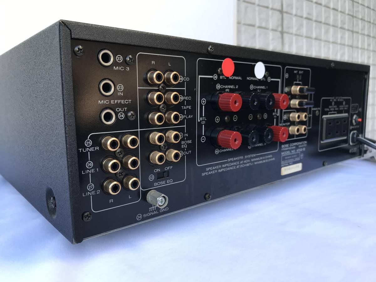 □動作品BOSE 4702 Ⅲ 4チャンネル多機能プリメインアンプ □動作品BOSE 4702 Ⅲ 4チャンネル多機能プリメインアンプ