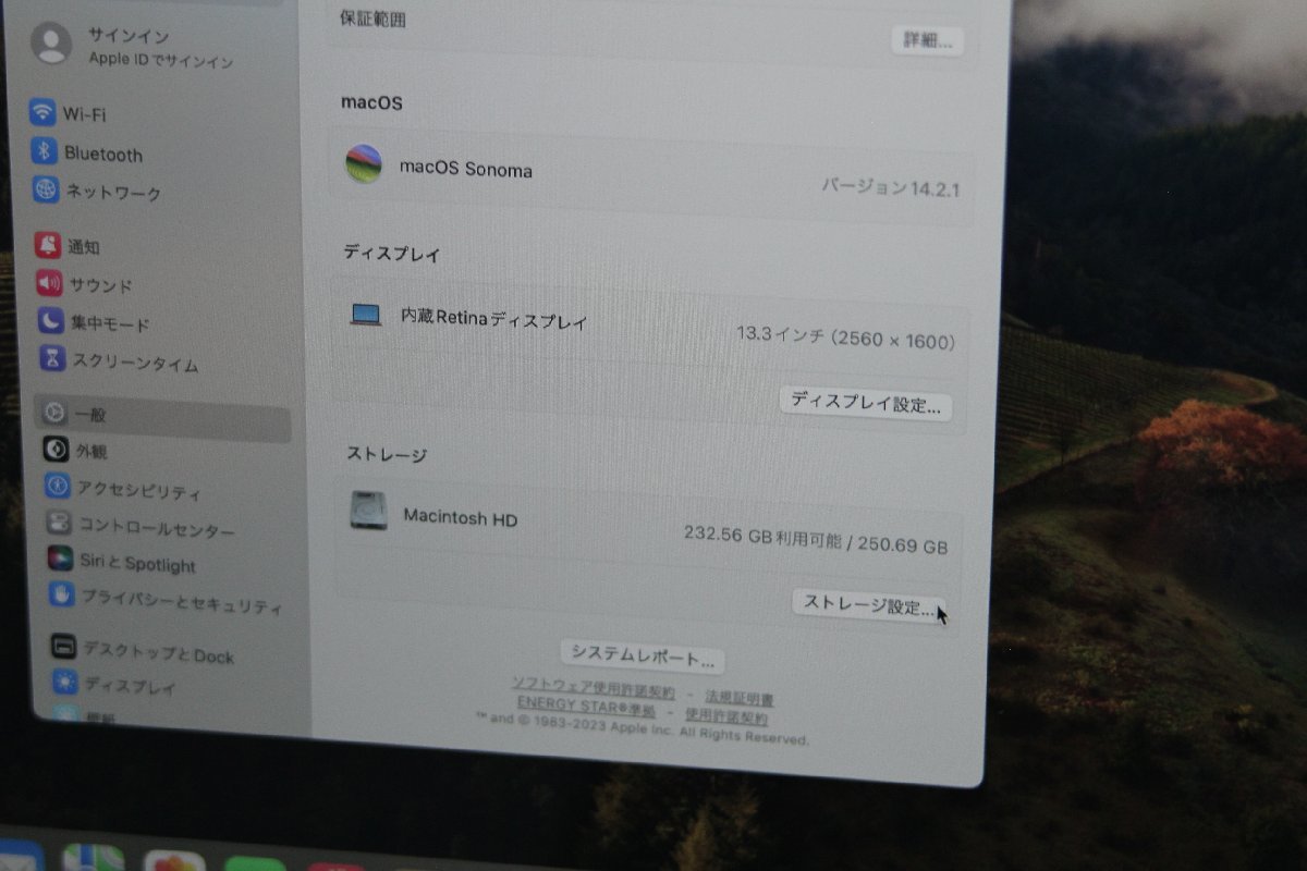 関西 Ω Apple MacBook Air Retinaディスプレイ 1600/13.3 MREE2J/A 激安価格!! この機会にいかがでしょうか!! J481271 B_画像5