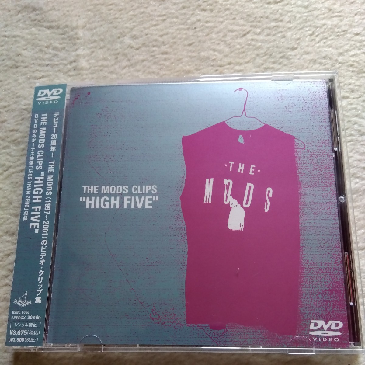 THE MODS DVD HIGH FIVE CLIPS ESBL 9066_画像1