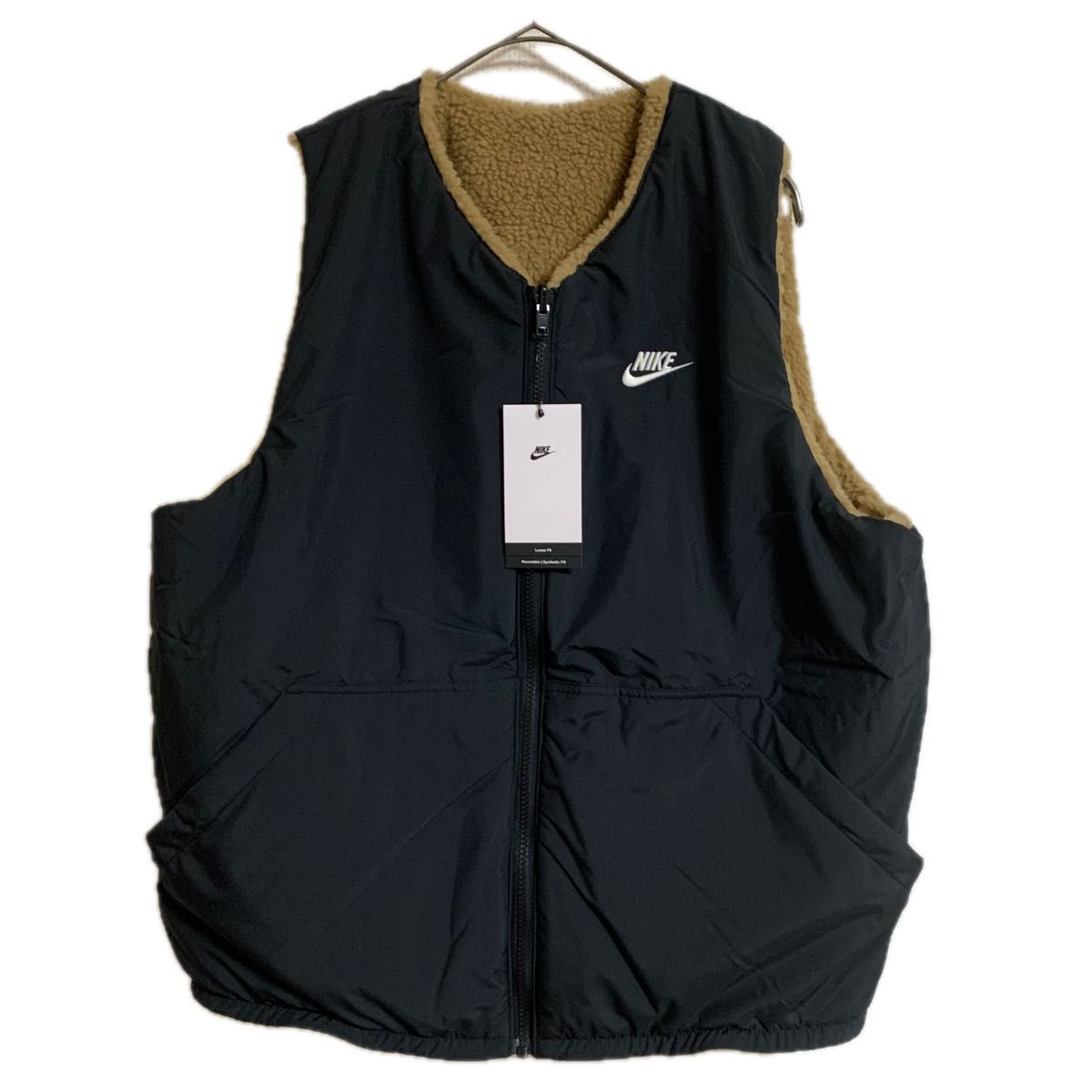 NIKE ナイキ ボア フリースベスト ボアベスト リバーシブル XL NIKE ナイキ ボア フリースベスト ボアベスト リバーシブル XL