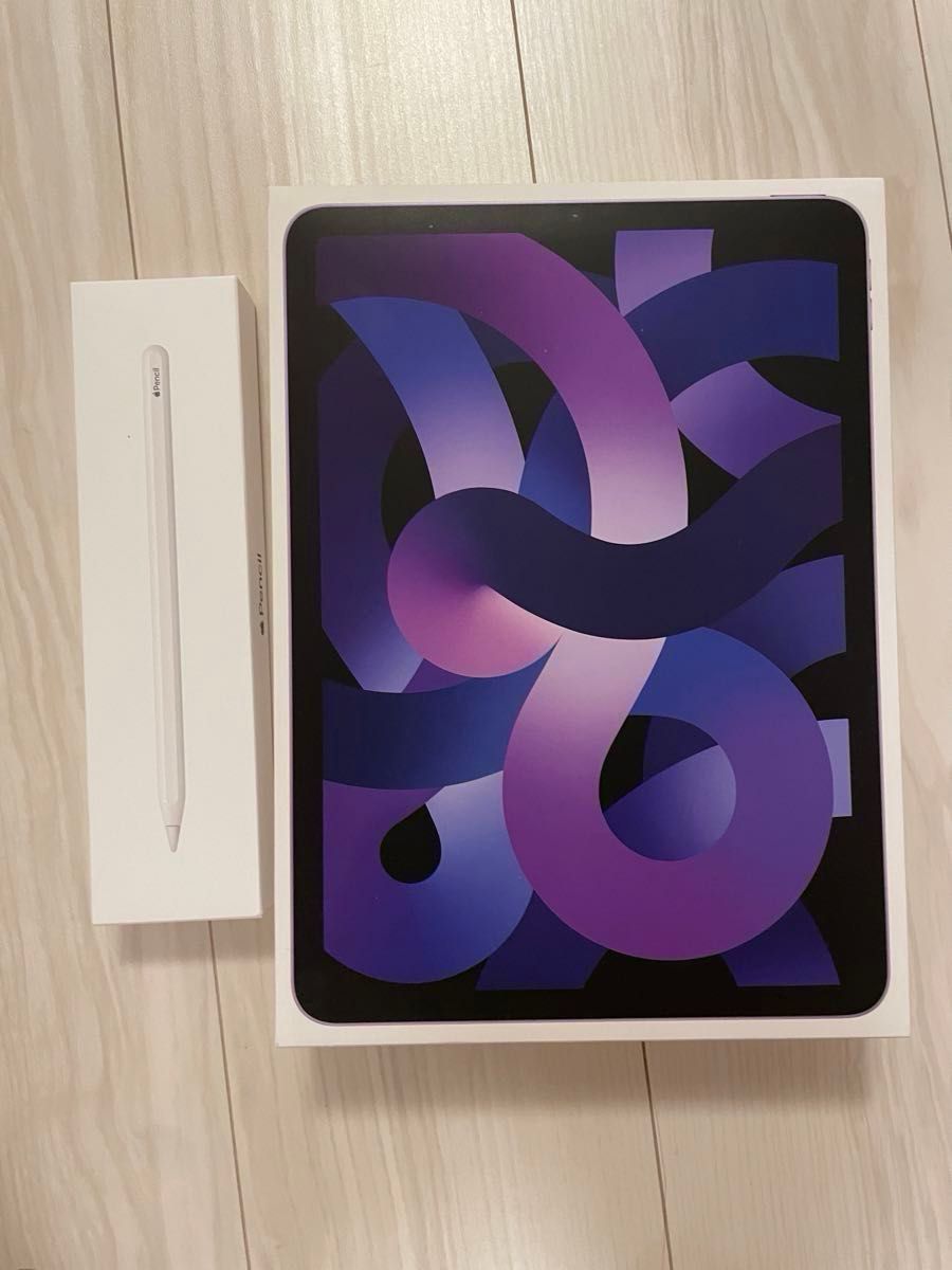値下げ】iPad Air 第5世代 パープル ケース保護フィルム付 値下げ】iPad Air 第5世代 パープル ケース保護フィルム付