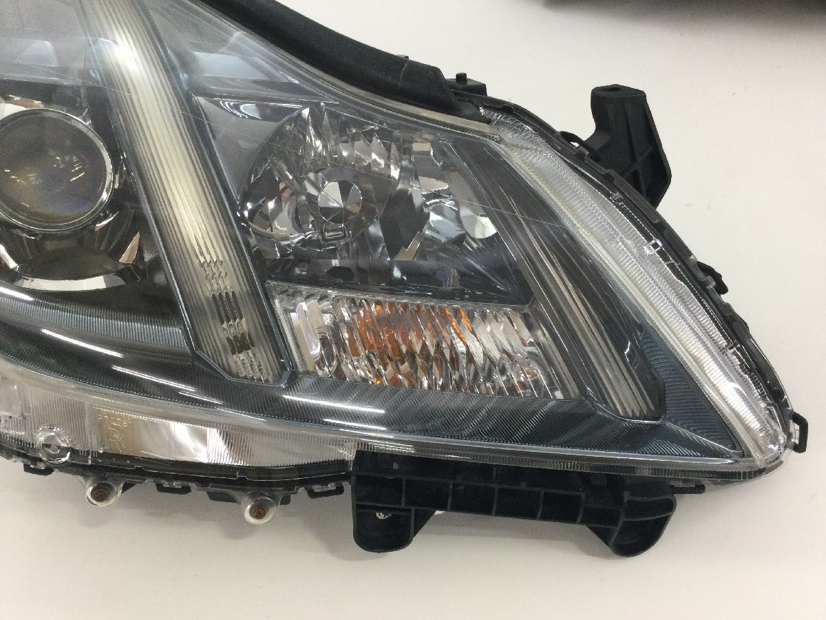 1円スタート！トヨタ GRS201 クラウン アスリート 前期 純正 HID ヘッドライト STANLEY 30-341 左右セット　　　　　　　2400110 2I9-1 林_レンズの劣化やキズがあります。