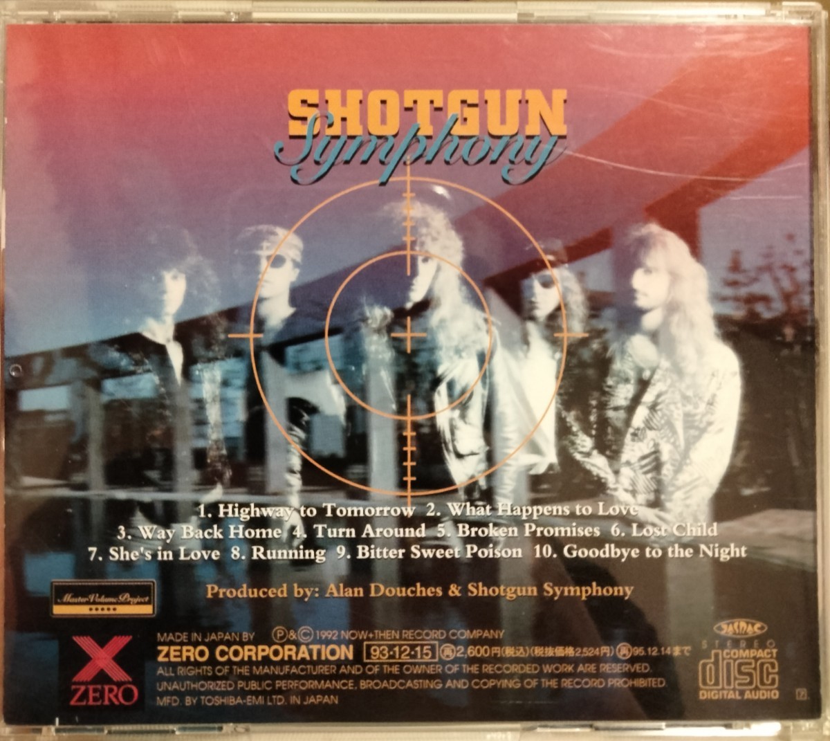 ショットガン　シンフォニー　shotgun symphony メロディアスハード　ハードロック　メタル　プログレ　メロハー　aor