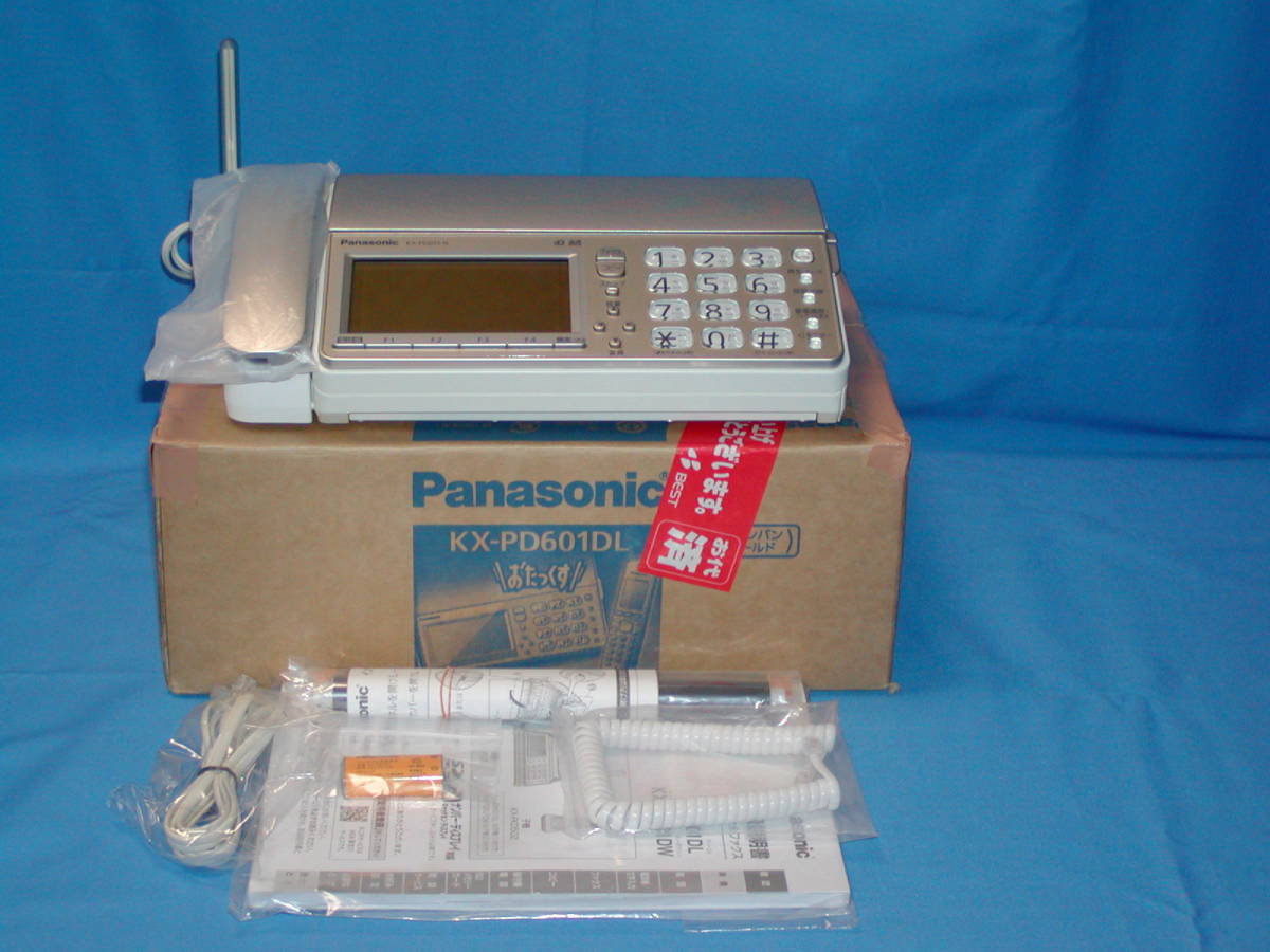 ◆極上品◆Panasonicのファクス『KX-PD601DL-N』親機・元箱入り_KX-PD601DL-N 親機 (シャンパンゴールド)