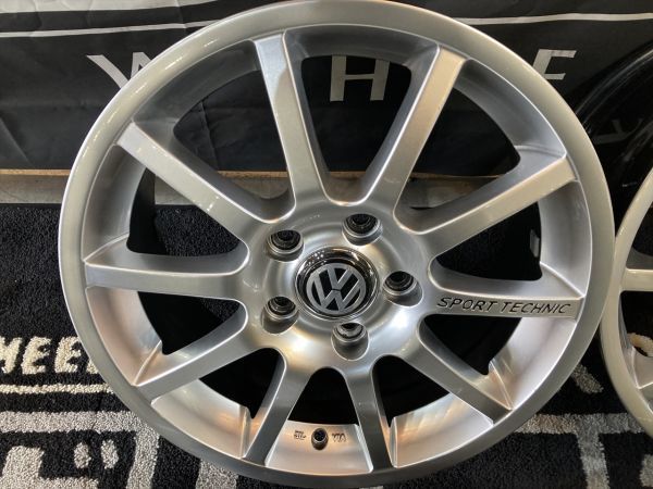 ◆決算SALE! 1000円～ スポーツテクニックモノ10 16×6.5J+47 112/5H 57Φ ホイール4本SET VW フォルクスワーゲン専用 ゴルフ トゥーラン他_画像2