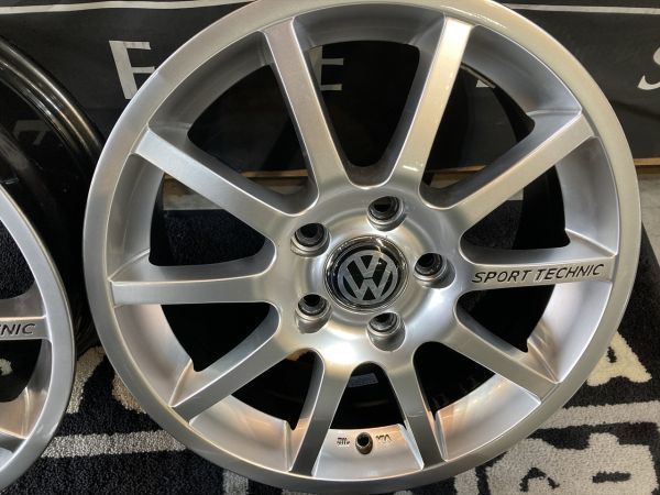 ◆決算SALE! 1000円～ スポーツテクニックモノ10 16×6.5J+47 112/5H 57Φ ホイール4本SET VW フォルクスワーゲン専用 ゴルフ トゥーラン他_画像3