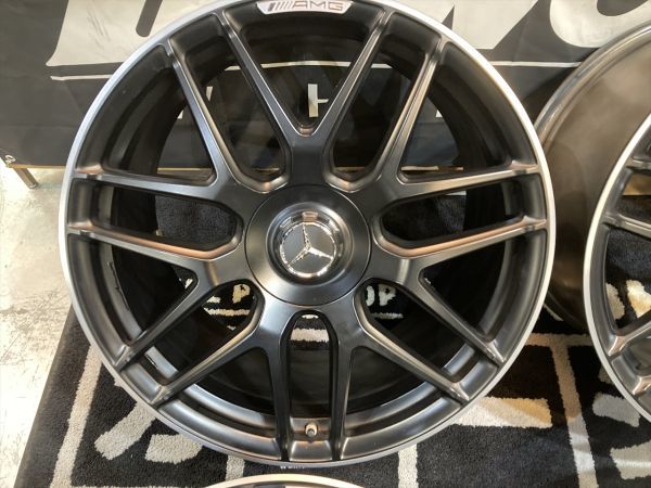 ◆美品!! メルセデスベンツ AMG E63 W213 純正 鍛造!! FORGED!! 20×9.5J+25/10J+55 112/5H ホイール4本SET!! 純正TPMS付き!!_画像2