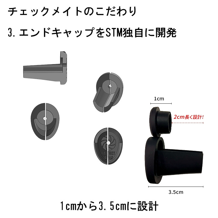 STM グリップ チェックメイト クイーン スリムタイプ パター_画像4