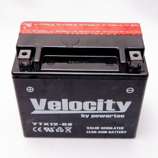 YTX12-BS GTX12-BS FTX12-BS KTX12-BS バイクバッテリー 密閉式 液付属 Velocityの画像2