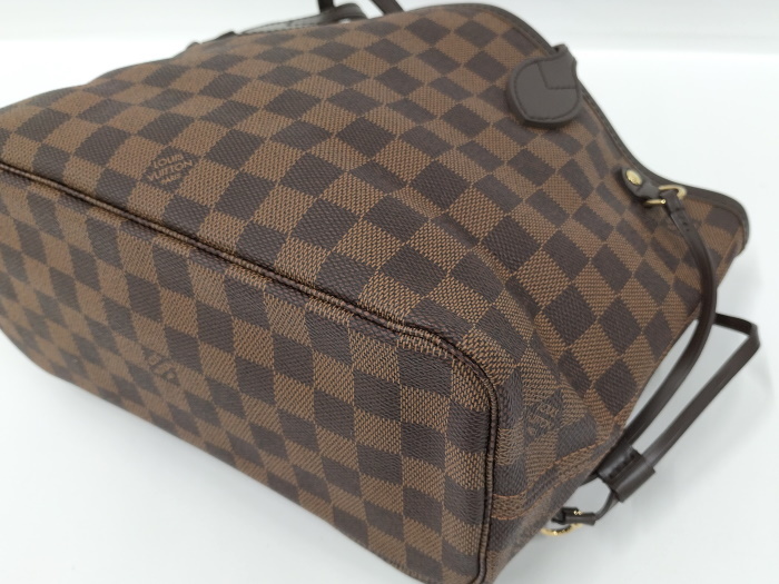 【中古】LOUIS VUITTON ネヴァーフルPM トートバッグ ダミエ エベヌ N51109_画像4