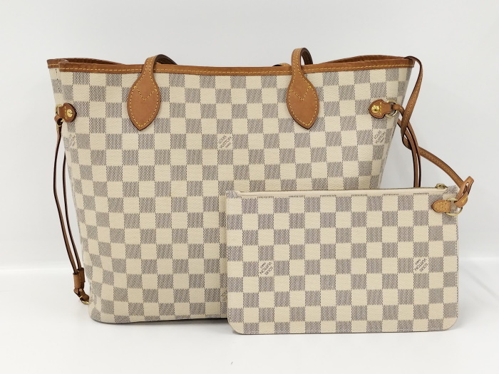 【中古】LOUIS VUITTON ネヴァーフル MM トートバッグ ダミエ アズール N41605_画像2