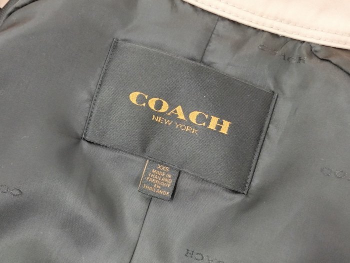 ●コーチ COACH トレンチコート レディース XXS　[Jコレ] 18F/dc_画像8