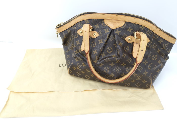 【中古】LOUIS VUITTON ティボリGM ハンドバッグ モノグラム ブラウン M40144_画像10