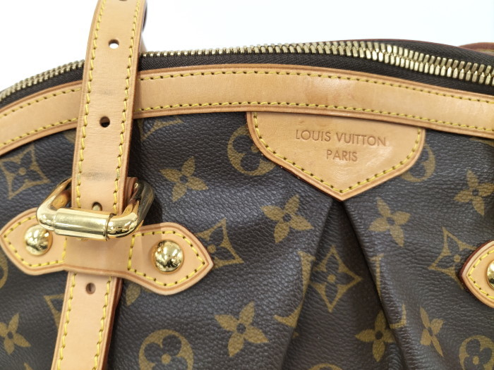 【中古】LOUIS VUITTON ティボリGM ハンドバッグ モノグラム ブラウン M40144_画像5