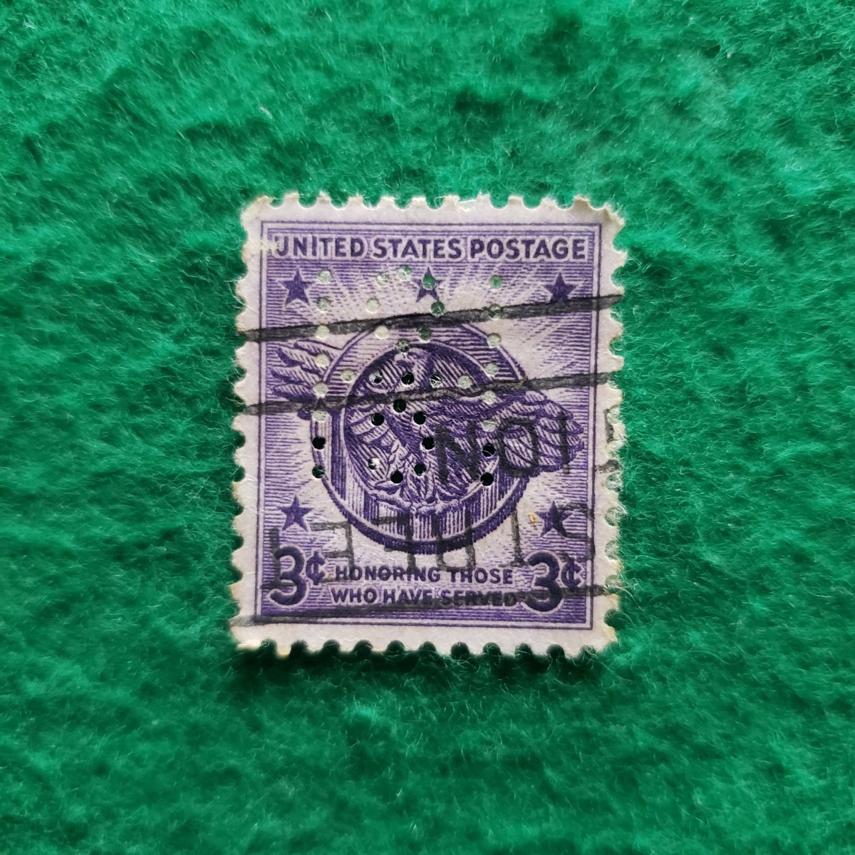 アメリカ合衆国切手 UNITED STATES POSTAGE ★1枚(穿孔あり)　外国切手/古い切手_画像1