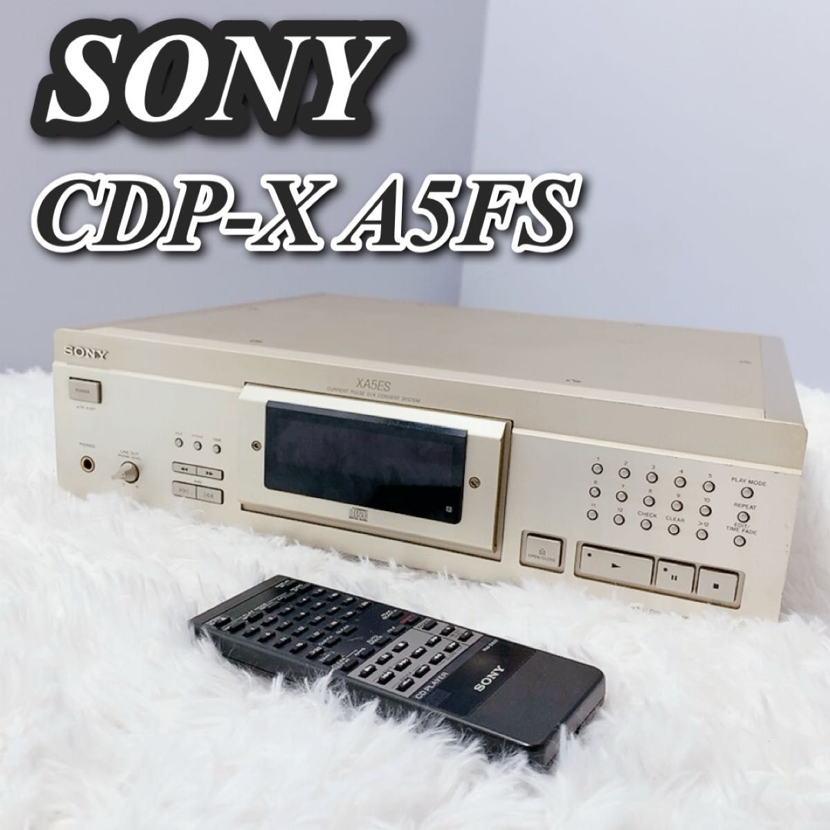 SONY ソニー CDP-XA5ES ジャンク 訳あり CDプレーヤー リモコン SONY ソニー CDP-XA5ES ジャンク 訳あり CDプレーヤー リモコン