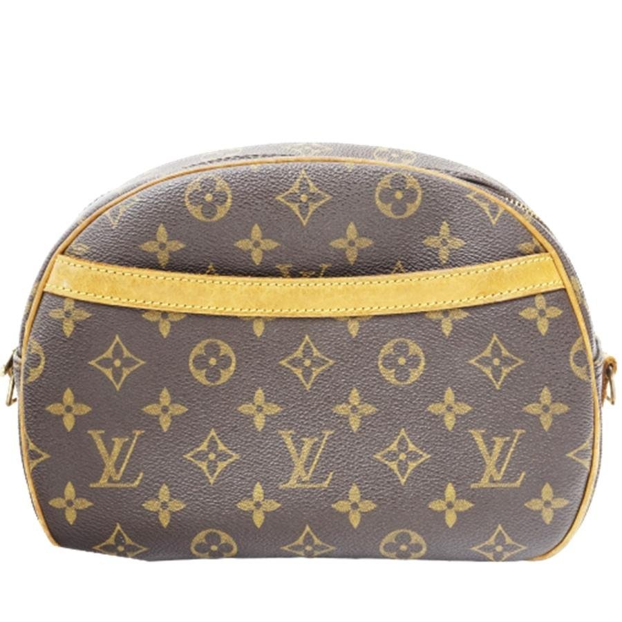 y♪LOUIS VUITTON ルイヴィトン ブロワ ショルダーバッグ ショルダーストラップ無し M51221 モノグラム ブラウン 保存袋付_画像1