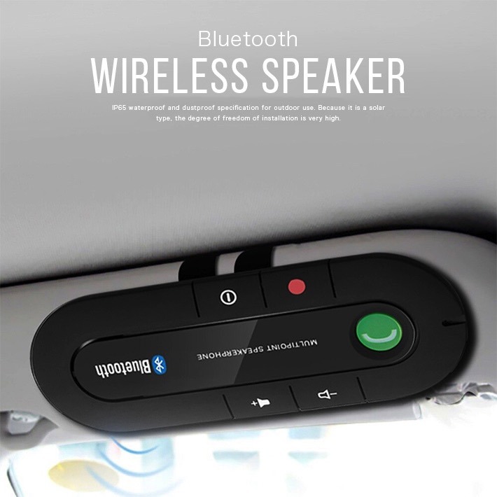 Bluetooth "свободные руки" высококачественный звук динамик автомобильный козырек музыка воспроизведение телефонный разговор динамик phone шум отмена кольцо функция 