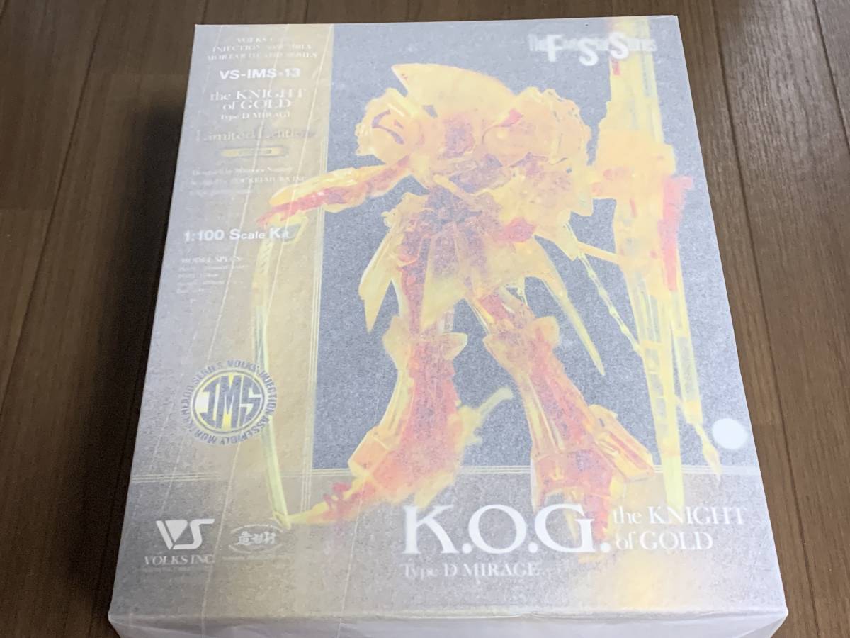 未開封 新品 ボークス 1/100 ナイトオブゴールド IMS 会員限定 クリア KOG KINIGHT OF GOLD VOLKS_画像1