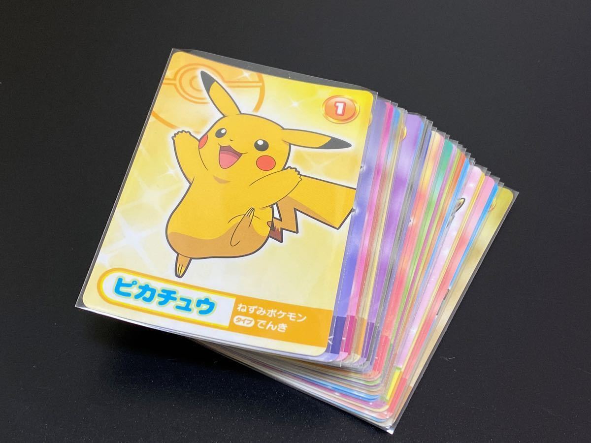 24種 コンプリート ポケモン バンダイナムコ アミューズメント カードダス 2019 景品 ピカチュウ ゲンガー ニンフィア POKEMON グッズ_画像1