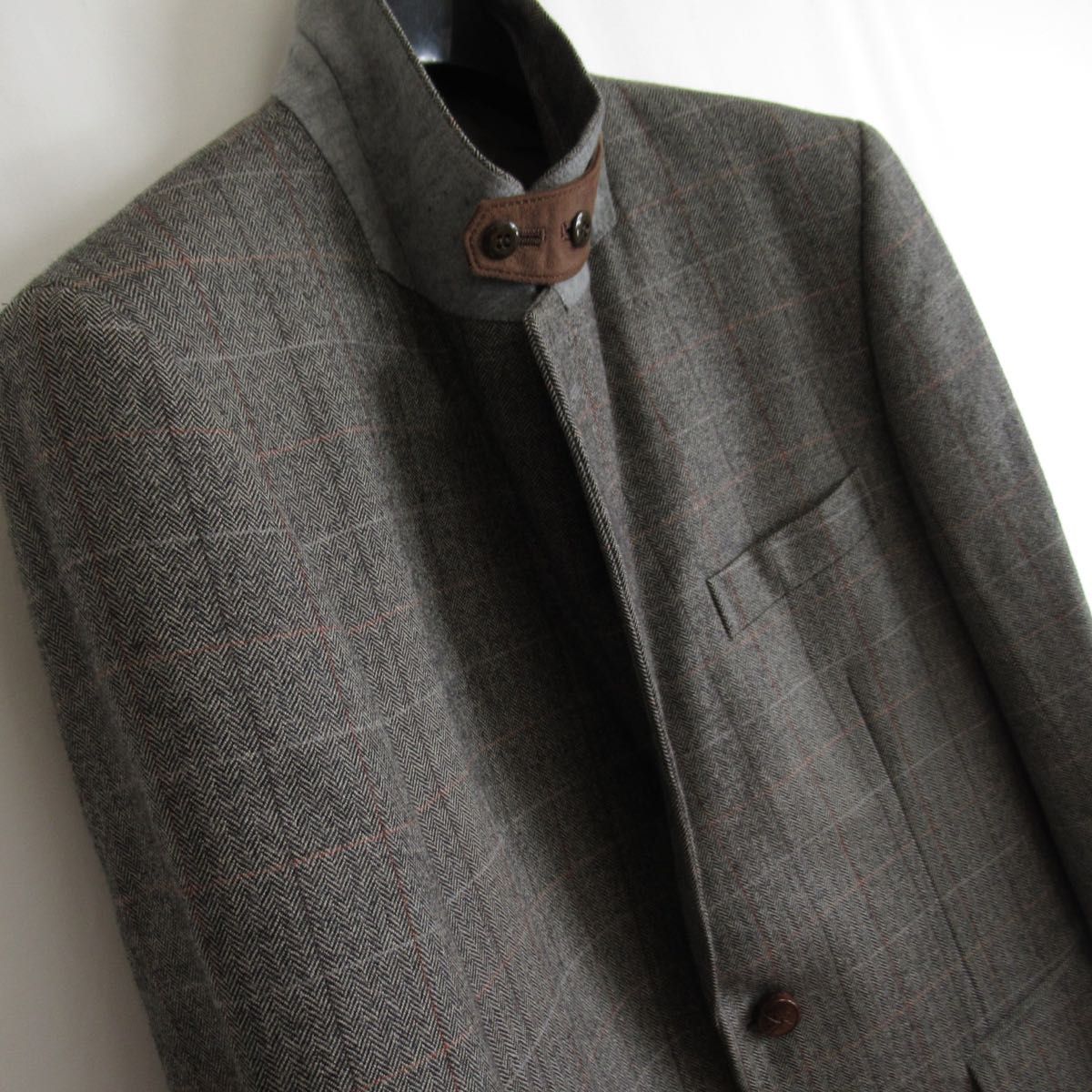 90s BURBERRY ヘリンボーン テーラード ジャケット ブレザー 90s BURBERRY ヘリンボーン テーラード ジャケット ブレザー