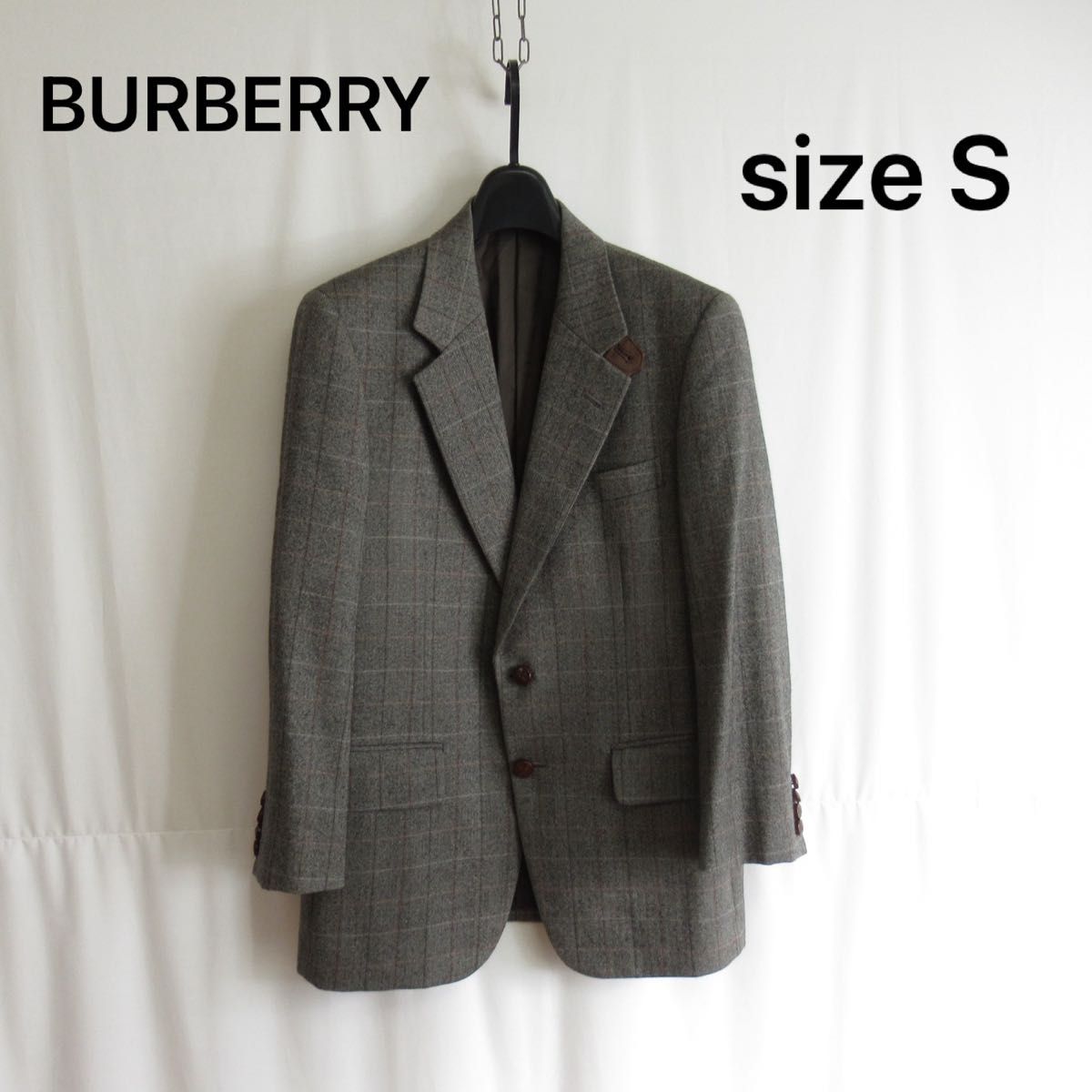 90s BURBERRY ヘリンボーン テーラード ジャケット ブレザー 90s BURBERRY ヘリンボーン テーラード ジャケット ブレザー