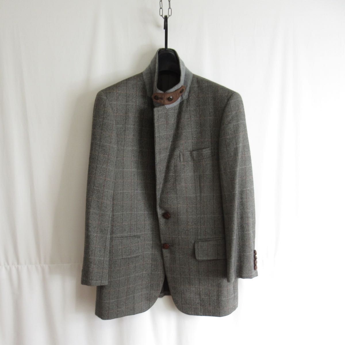 90s BURBERRY ヘリンボーン テーラード ジャケット ブレザー 90s BURBERRY ヘリンボーン テーラード ジャケット ブレザー