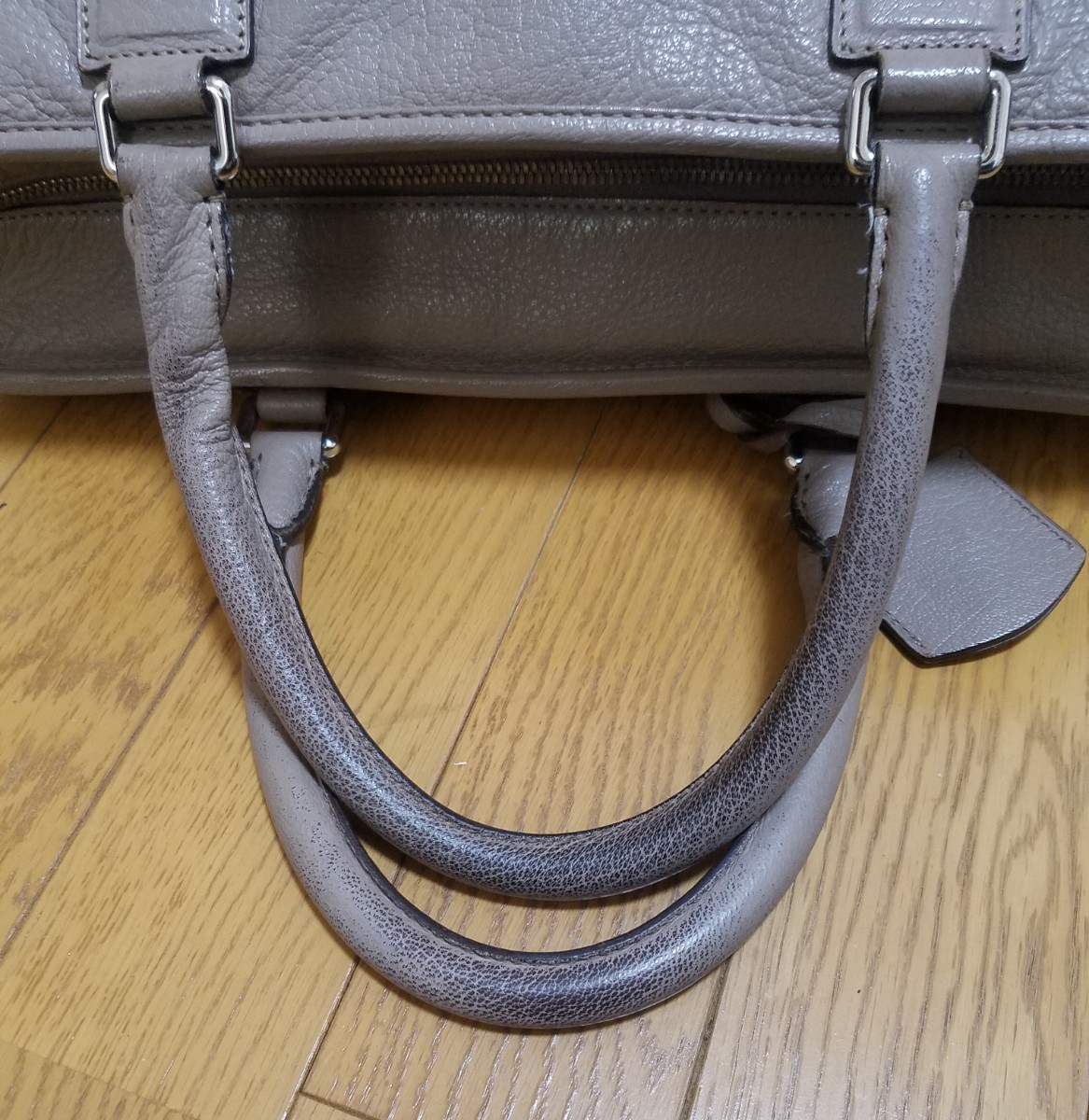 【１円スタート】LOEWE ロエベ　アマソナ36　ハンドバッグ ショルダーバッグ ボストンバッグ グレージュ系_画像5