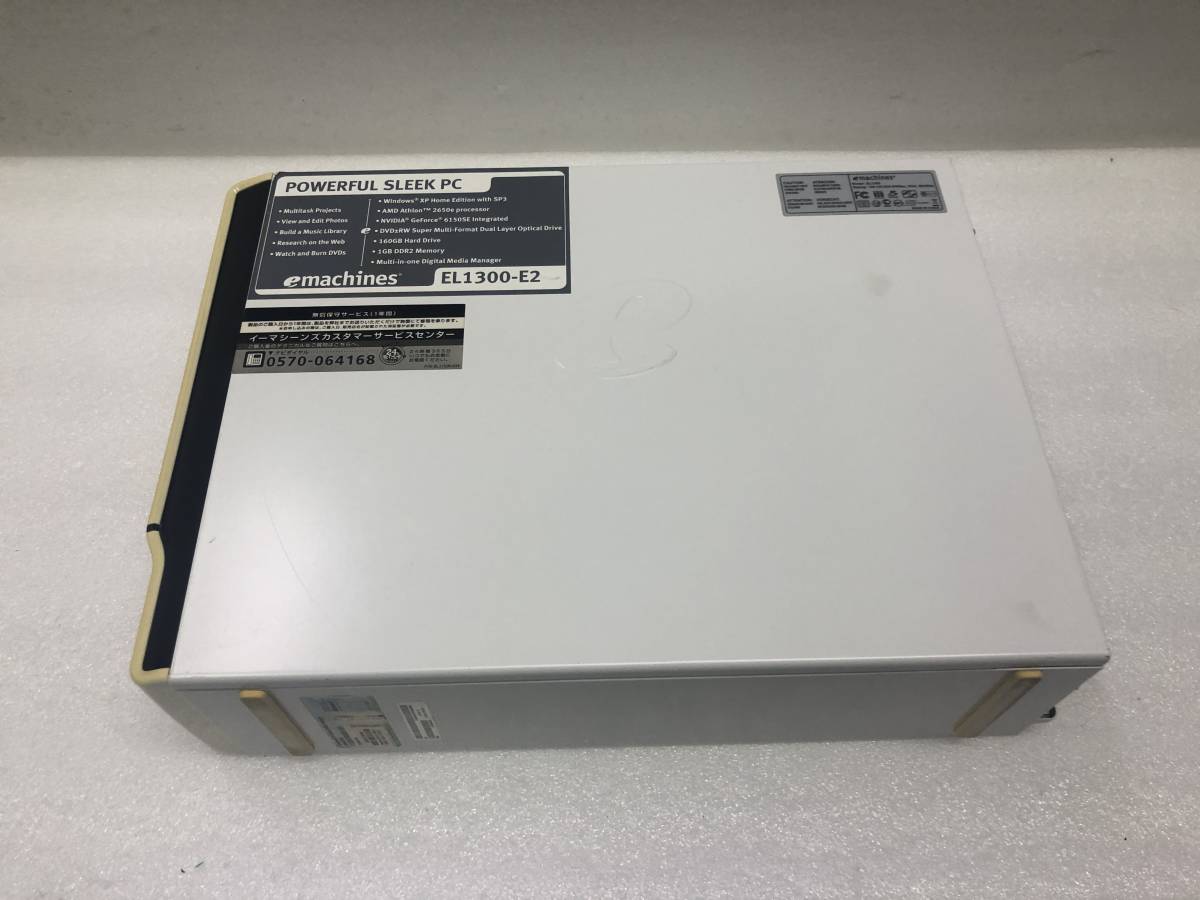 イーマシーンズ eMachines EL1300-E2 デスクトップパソコン 【ZG00170】_画像4