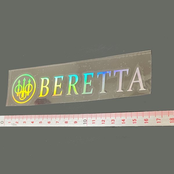 BERETTA ベレッタ デカール ステッカー 耐水仕様 レインボー_画像2
