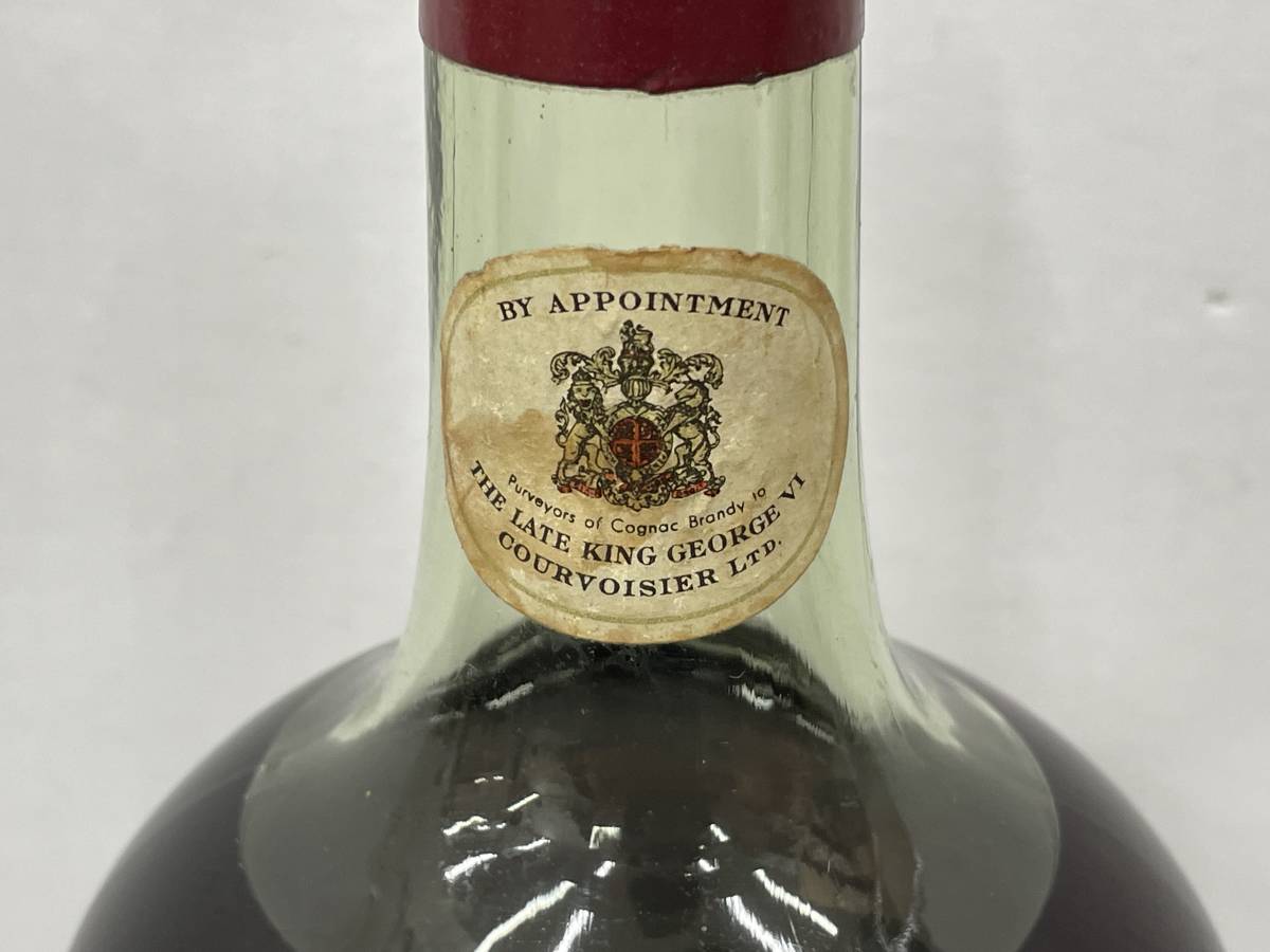 IYS1/4・1 COURVOISIER THREE STAR LUXE COGNAC 700ml 40％ クルボアジェ スリースター コニャック ブランデー 古酒 現状品_画像3