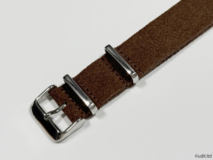  rug width :20mm light suede NATO strap color : Brown arm belt for clock leather belt for watch band suede 