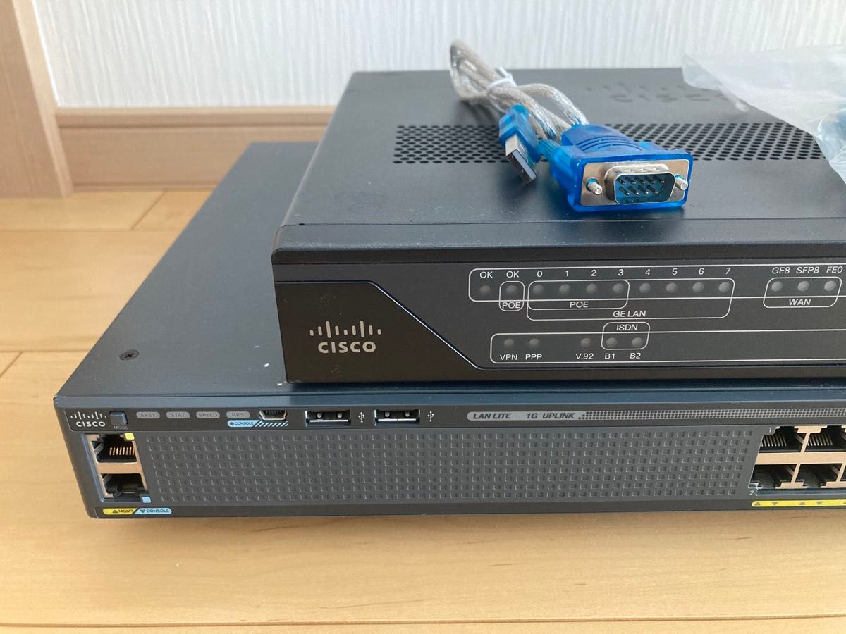 CCNA CCNP】2台Cisco891FJ Catalyst2960X｜Yahoo!フリマ（旧PayPayフリマ）