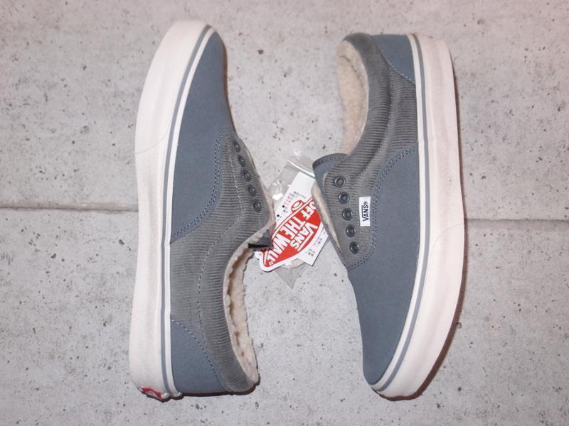 新品 VANS スエード × コーデュロイ 裏ボア 2WAY エラ 28cm グレー_画像4