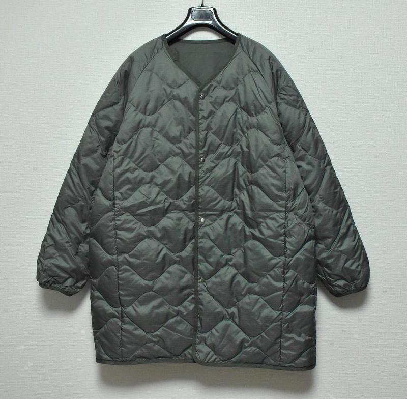 【送料無料】新品 nanamica Reversible Down Coat L SUBF267 SAGE GREEN ナナミカ リバーシブル ダウンコート ★_画像3