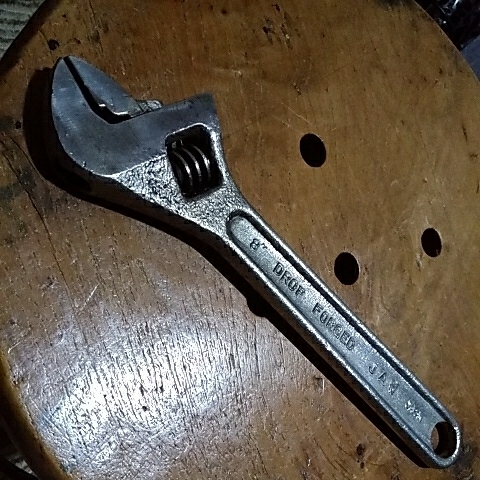  Daihatsu industry loaded tool maintenance for tool monkey wrench total length 210.6mm. Osaka engine Daihatsu maximum 24.6mm. tough to Rocky car Le Mans 