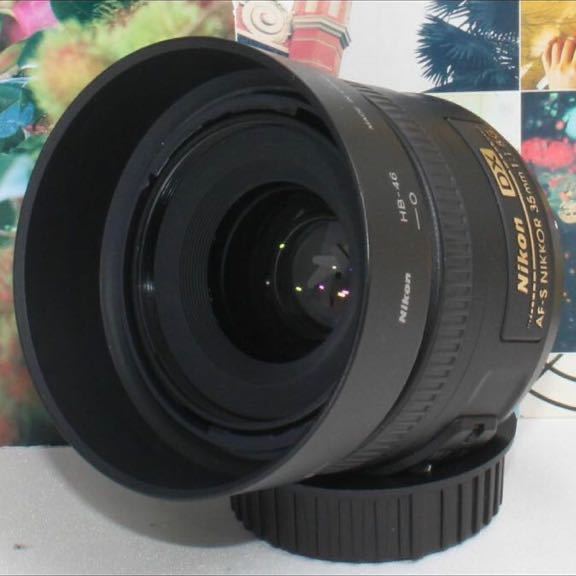 人気アイテム 美しい魅惑的なボケ味Nikon AF-S DX 35mm f1.8G ニコン