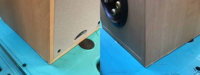 TANNOY スピーカーシステム SENSYS DC2 中古品 本体外装剥がれ TANNOY スピーカーシステム SENSYS DC2 中古品 本体外装剥がれ