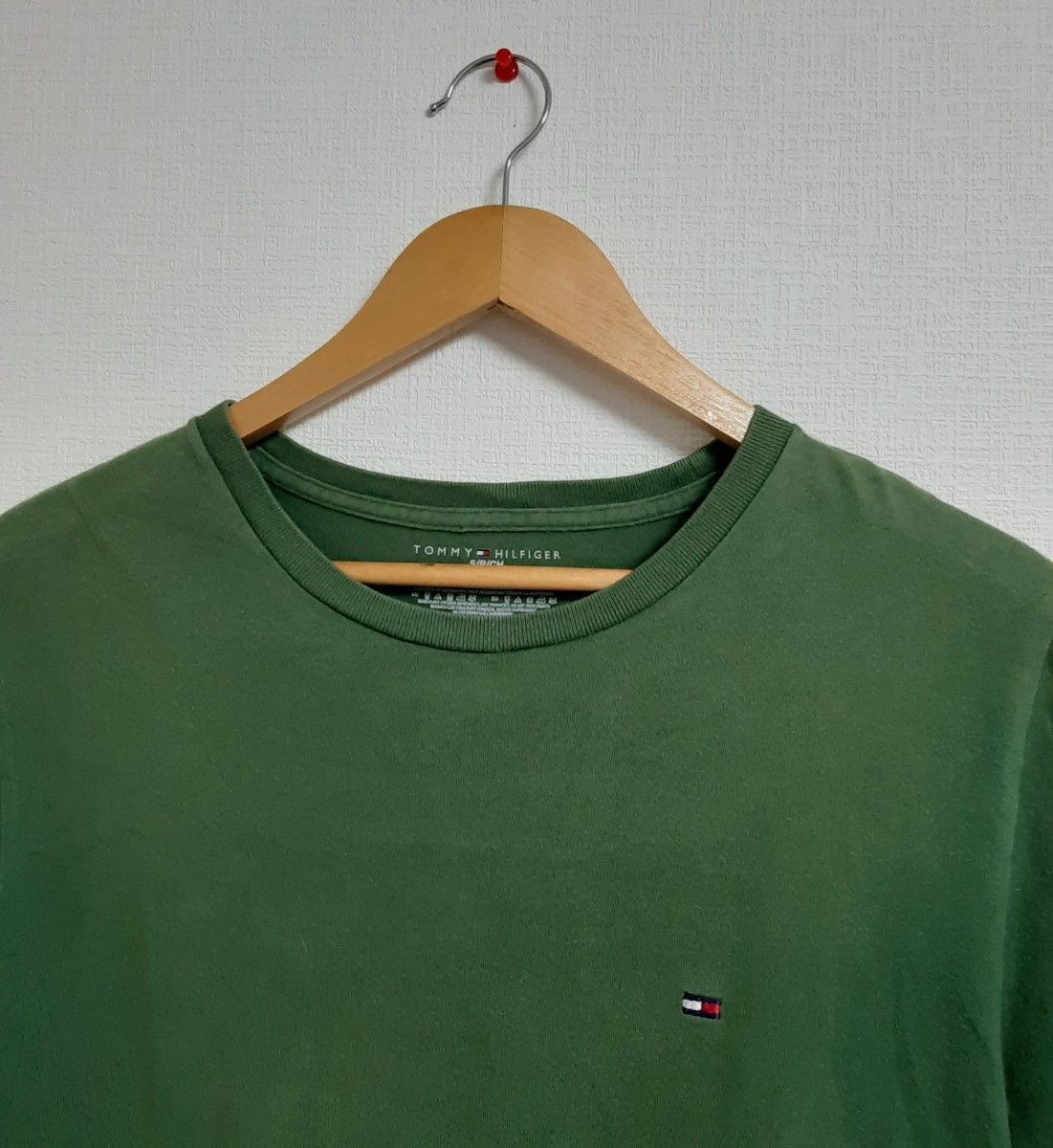 美品TOMMY HILFIGERトミーヒルフィガー 半袖Tシャツ メンズ Mサイズ相当