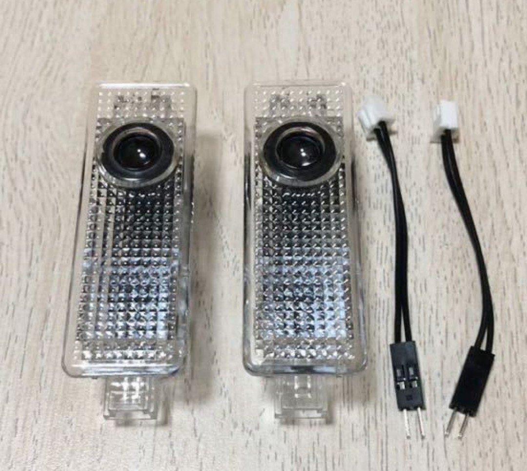 キレイタイプ BMW LED カーテシランプ ２個 5W ハッキリ綺麗ロゴ ドアランプ g11 g12 g30 g31 g38 f20 f21 f22 f23 f25 f26 エンブレム_画像4