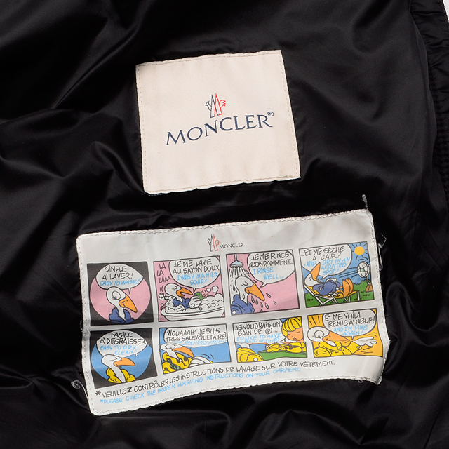 送料無料　モンクレール/MONCLER　CAILLE ダウン ロングコート フード 14A（164cm） レディース XS相当 ブラック 保存袋有 大人もOKキッズ_画像4