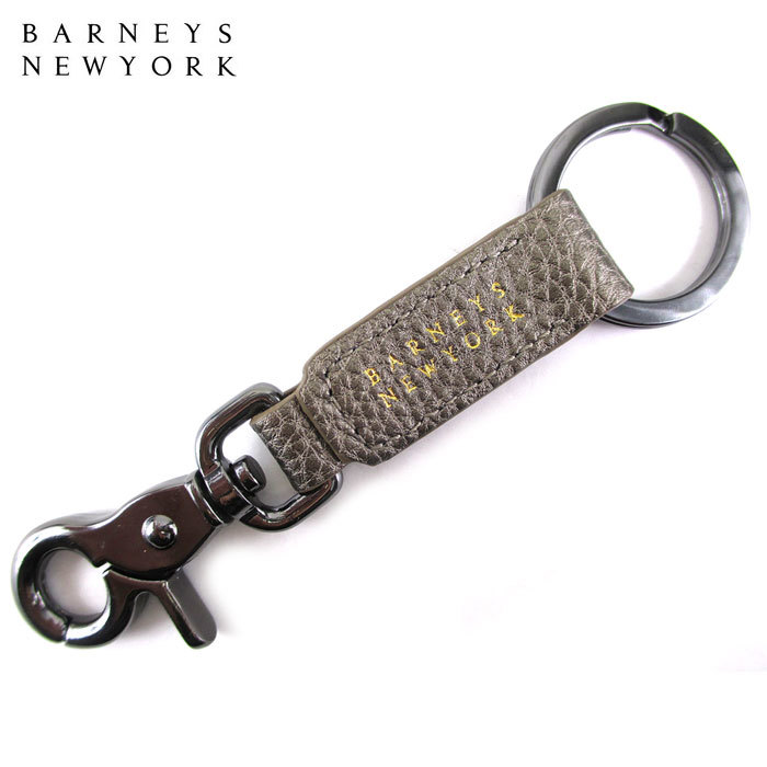  new goods unused BARNEYS NEWYORK Barneys New York original leather antique processing key holder military green USA company store buy 