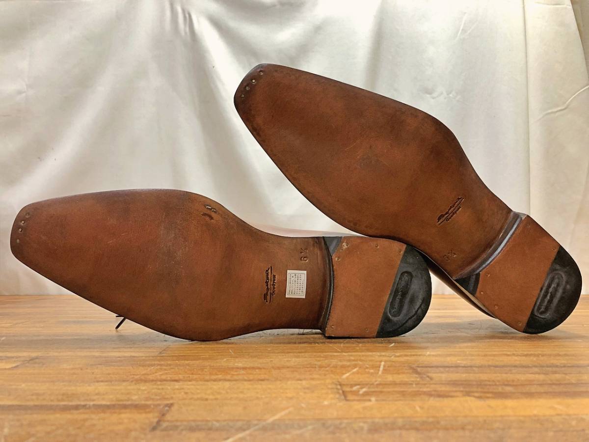 サントーニ Santoni ビームスエフ BEAMS F レザーシューズ サイズ6.5 管BARR_画像3