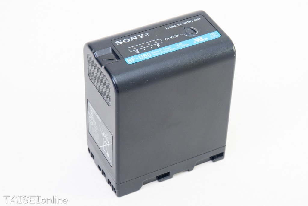 リチウムイオンバッテリーパック SONY BP-U60 No.11 ジャンク品扱い　24011012_画像1