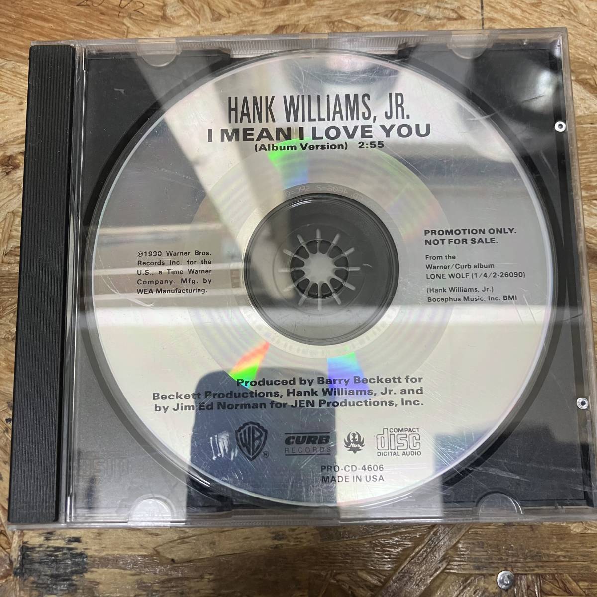 シ● ROCK,POPS HANK WILLIAMS JR. - I MEAN I LOVE YOU シングル,PROMO盤 CD 中古品_画像1